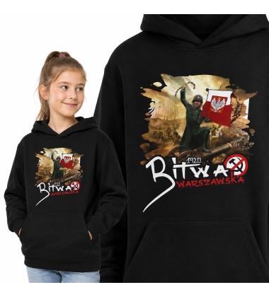 BLUZA DZIECIĘCA Z KAPTUREM PATRIOTYCZNA BITWA WARSZAWSKA BLUZA DZIECIĘCA Z KAPTUREM PATRIOTYCZNA BITWA WARSZAWSKA